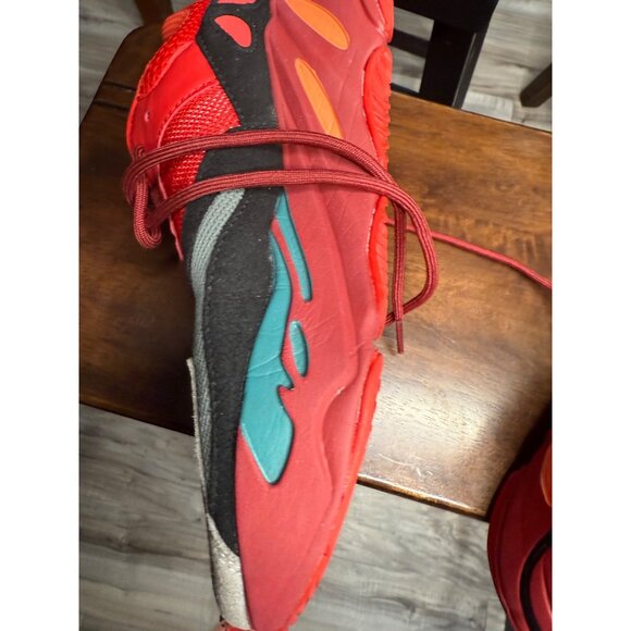 Adidas Yeezy Boost 700 V1 Hi-Res Red Sneakers Size 7 Mens US Retired - Picture 10 of 16
